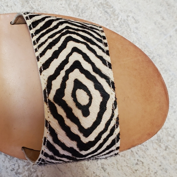 Dolce vita leather and cork platform sandal - Picture 13 of 16